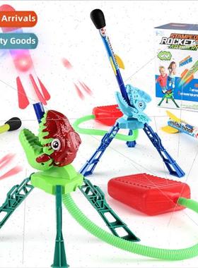 Children foot indoor outdoor catapult toys skyrocket single