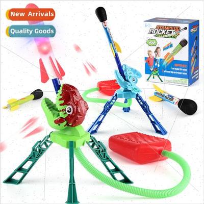 Children foot indoor outdoor catapult toys skyrocket single
