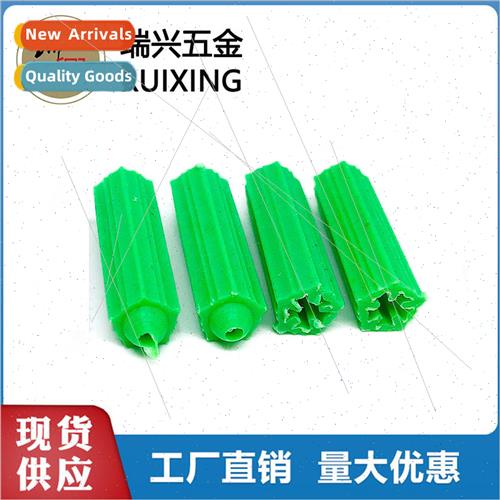 Green Plastic Expansion Plugs Screw Pipe -Tapping Screw Plug