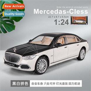 1:24 large Mercedes Maybach S680 car imation real steering w