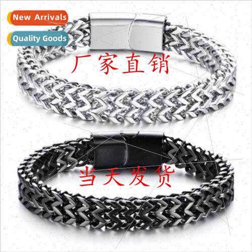 Stainless Steel Europe Punk Men Fashion Forward Reverse Chai