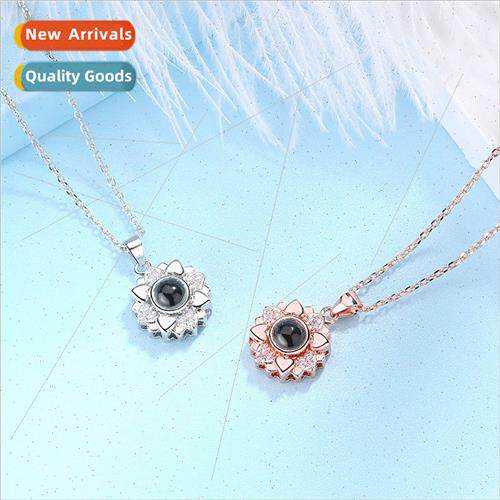 Love Couple Necklace 925 Silver Women Summer Niche Premium适