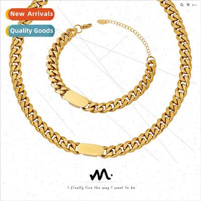 Cold ins chain necklace minimalist Europe bracelet jewelry s