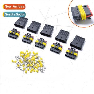 10 sets-five holes 1.5 car waterpromale female plugs termina