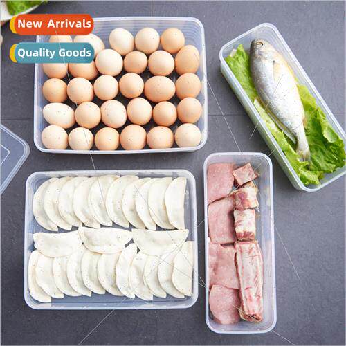 Transparent Rectangular Food Organizer Kchen Refrigerator Fo