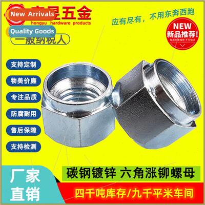 Hexagonal Rivet Nut Zinc Plated Step Nut Hexagonal Flange Nu