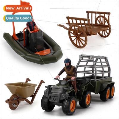Children field jungle scene assembly simulation motorcycle z