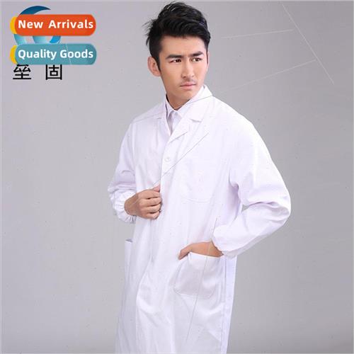ze M 165cm Whe Coat Long Sleeve Elastic Cuffs Doctor Unim Wh