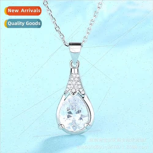 Water drop necklace female summer niche minimalist collarbon