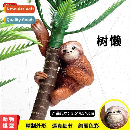 wildlife model zoo sloth long arm orangutan coconut e model