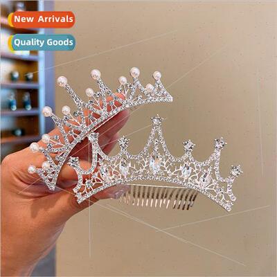 Girls crown headdress children Korea crown birthday permance