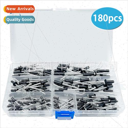 180pcs black plated semi-circular head break mandrel willow