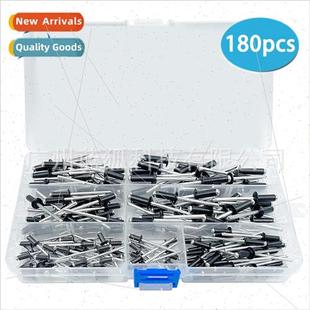 semi willow black mandrel 180pcs break circular plated head