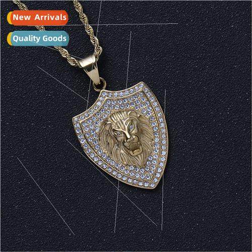 on Pendant Punk Hip Hop Shield Jewelry Animal lhouette Dimen