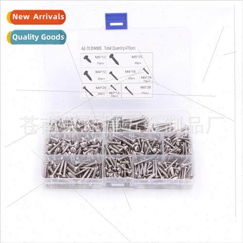 410pcs M3 M4 M5 Round Mixed Head Miniature Screws -Tapping S