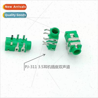 3.5 headphone socket PJ-311S 3.5MM audio video socket 6-pin