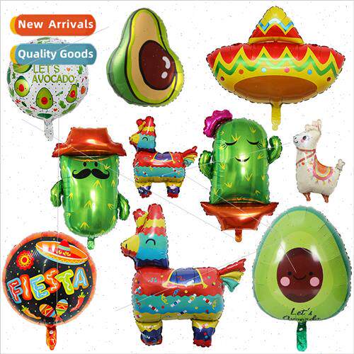 Mexico pi?ata shape aluminum film balloon alpaca pi?ata al