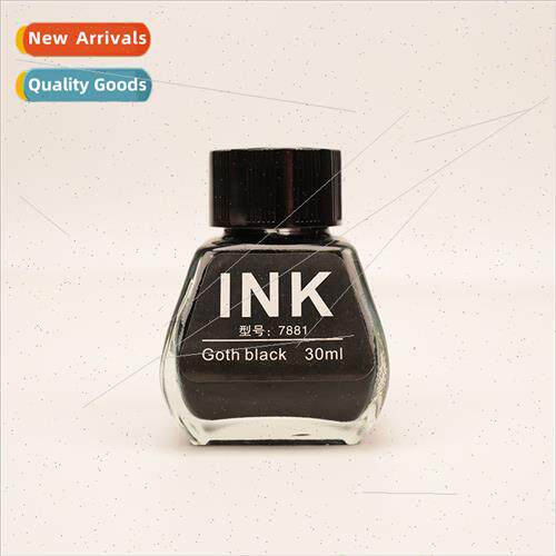 INK glass bottle 30ml Fountain Pen -carbon ink does not clog