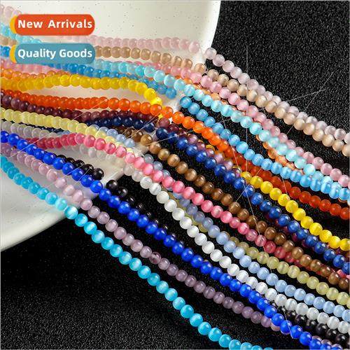 3mm cat eye stone beads beads handmade diy necklace bracelet