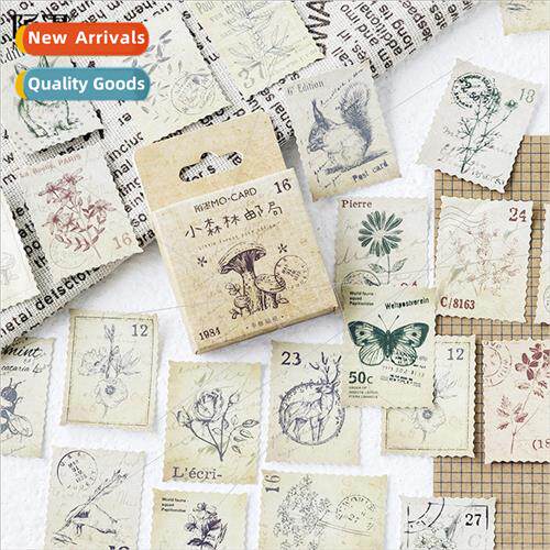 Handbook Stickers Small Forest  Office Handbook Shaped Seal