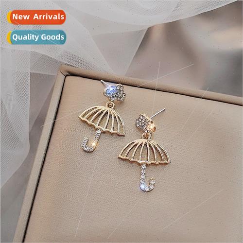 925 silver needle new wave umbrella fashion earrings female
