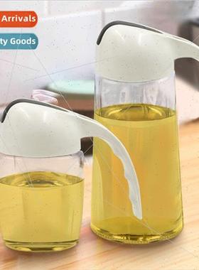Automatic opening closing oil pot glass oil pot household au