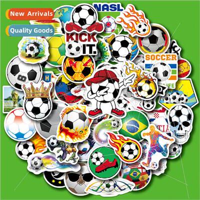 Soccer stickers 100 waterproAmerican children ball Brazil sk
