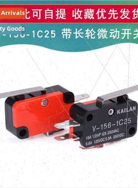 Miniature Travel m Microswch V-156-1C25 wh Long Wheel m Swch