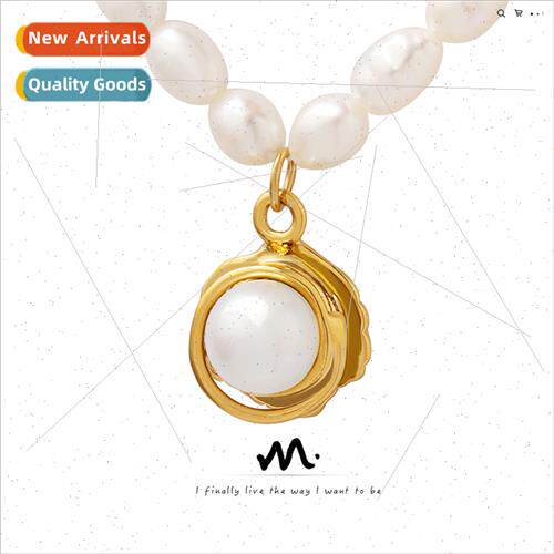 Baroque natural necklace necklace French does not lose color