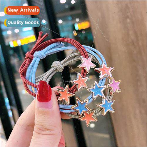 Children cartoon smiley hair bgirls hair tie leather bdoes n