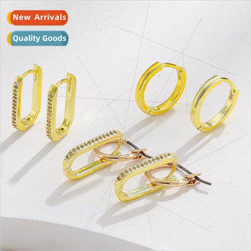 Summer Electrophoresis Colorful Earrings Women Classic Fashi