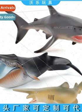 creative oceanarium shark whale model puzzle cognive ornamen