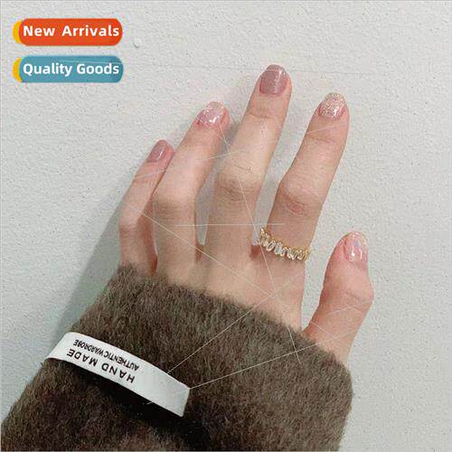 AAA zirconia ring female niche opening index finger crushed