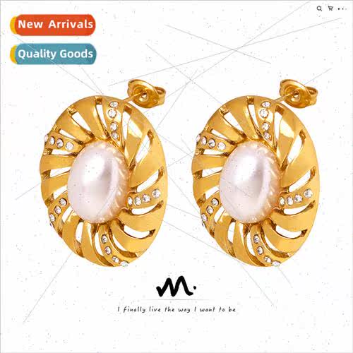 French niche ins cool geometric spiral texture hollow faux p