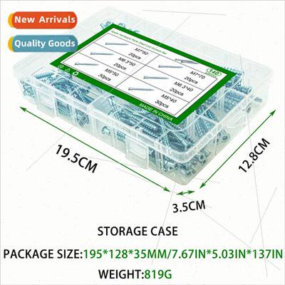 140pcs hexagon socket head straight repair screws set furnur