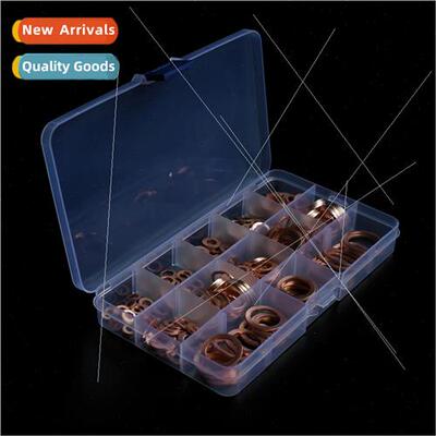 280pcs Copper Gasket Combination Gasket Box Set Flat Gasket
