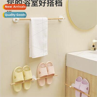 Black Walnut Solid Brass Bathroom Hanging Towel Rack ngle Ro