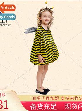 New Halloween Cosplay Kids Costumes Girls 2021 Summer Bee Pl