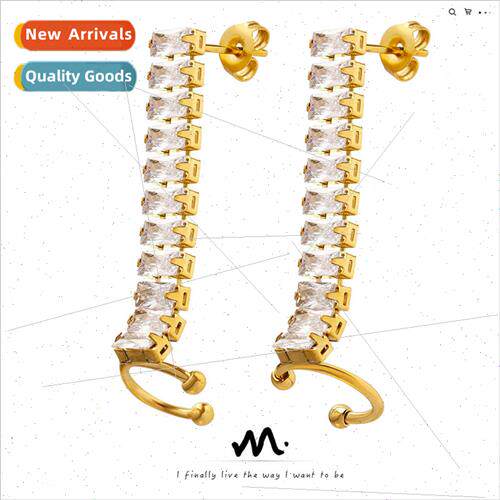 Fashion does not lose color niche four claw buckle inlaid zi