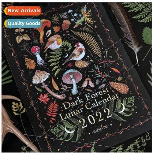 Dinosaur Calendar  Parks Dark Forest 2022 Park Monsters Cale