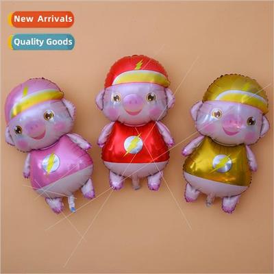 Year Pig Balloons Party Supplies Birthday Decoration Cartoon