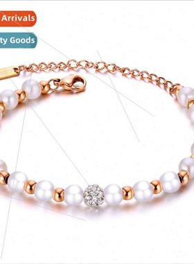 Korea Fashion Pearl Bracelet Interval Beads Beads Women Brac