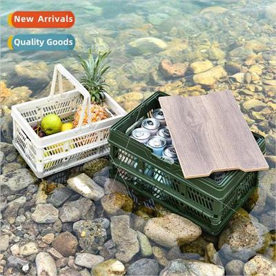 Outdoor camping storage box camping storage box car trunk fa