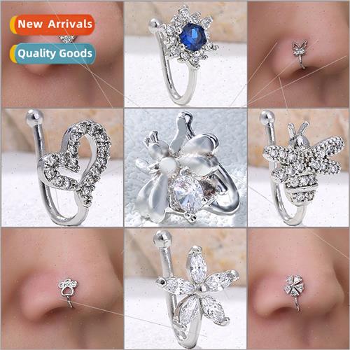 Body piercing jewelry nose ring nose studs fine copper wh di