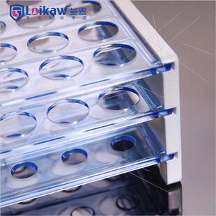 Plastic 18.5mm Three lay Rack holes Tube Test Combination