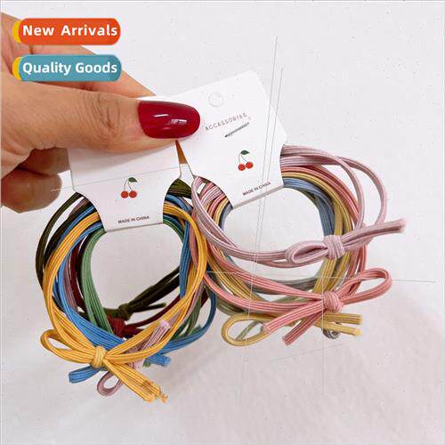 Japan hair btie head rubber bsimple black headbfemale summer