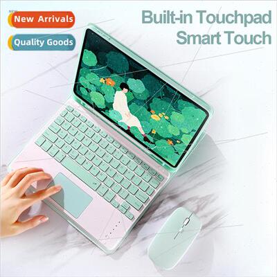 适用iPad10.2 touch bluetooth keyboard protective case air5 p