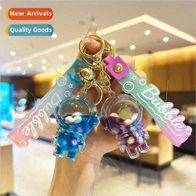 Astronaut keychain acrylic keychain quicksliquid bag charm c