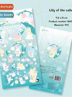 Korea cute rabb B6032 dream bubble water cup decoration PVC