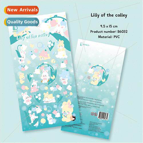 Korea cute rabb B6032 dream bubble water cup decoration PVC